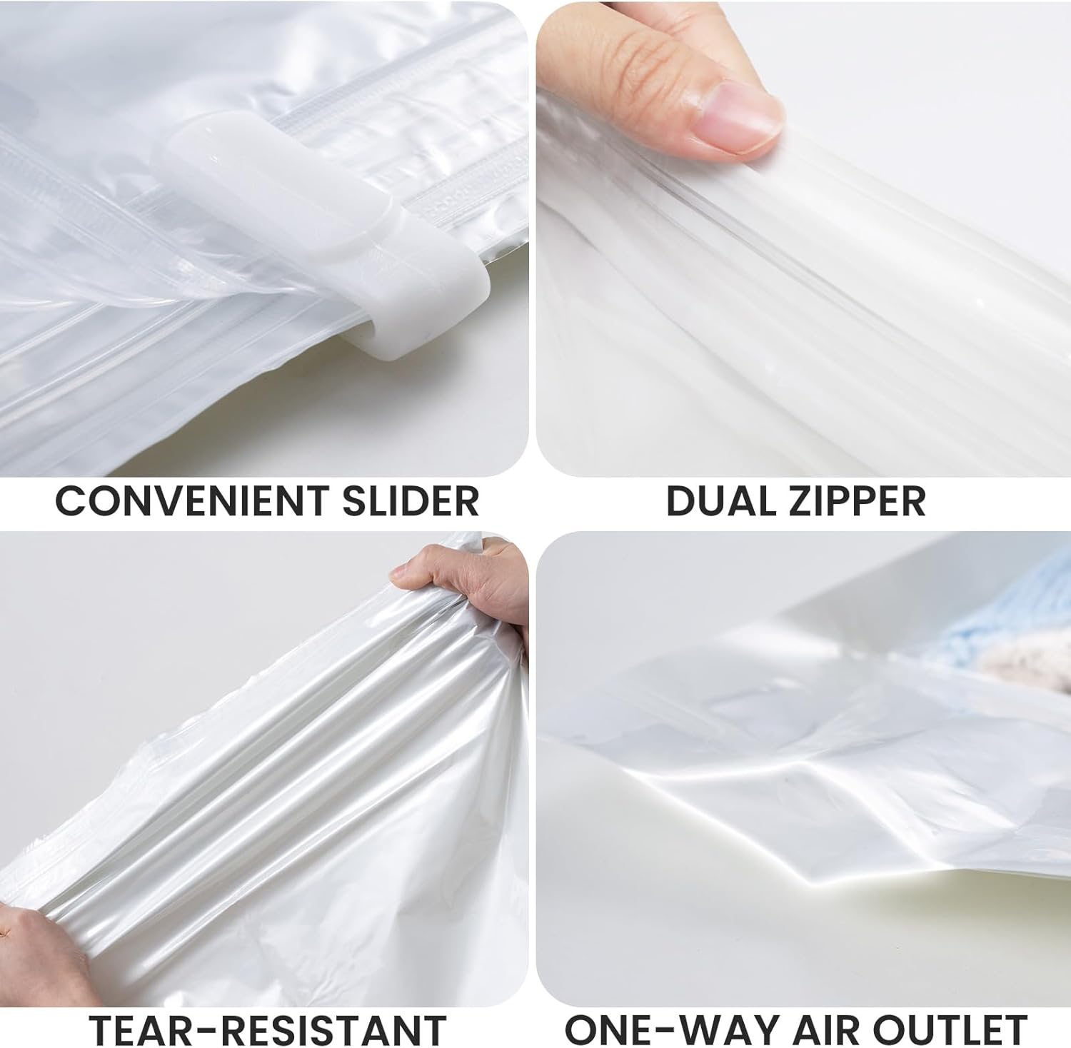 TAILI Cream Travel Compression Bags