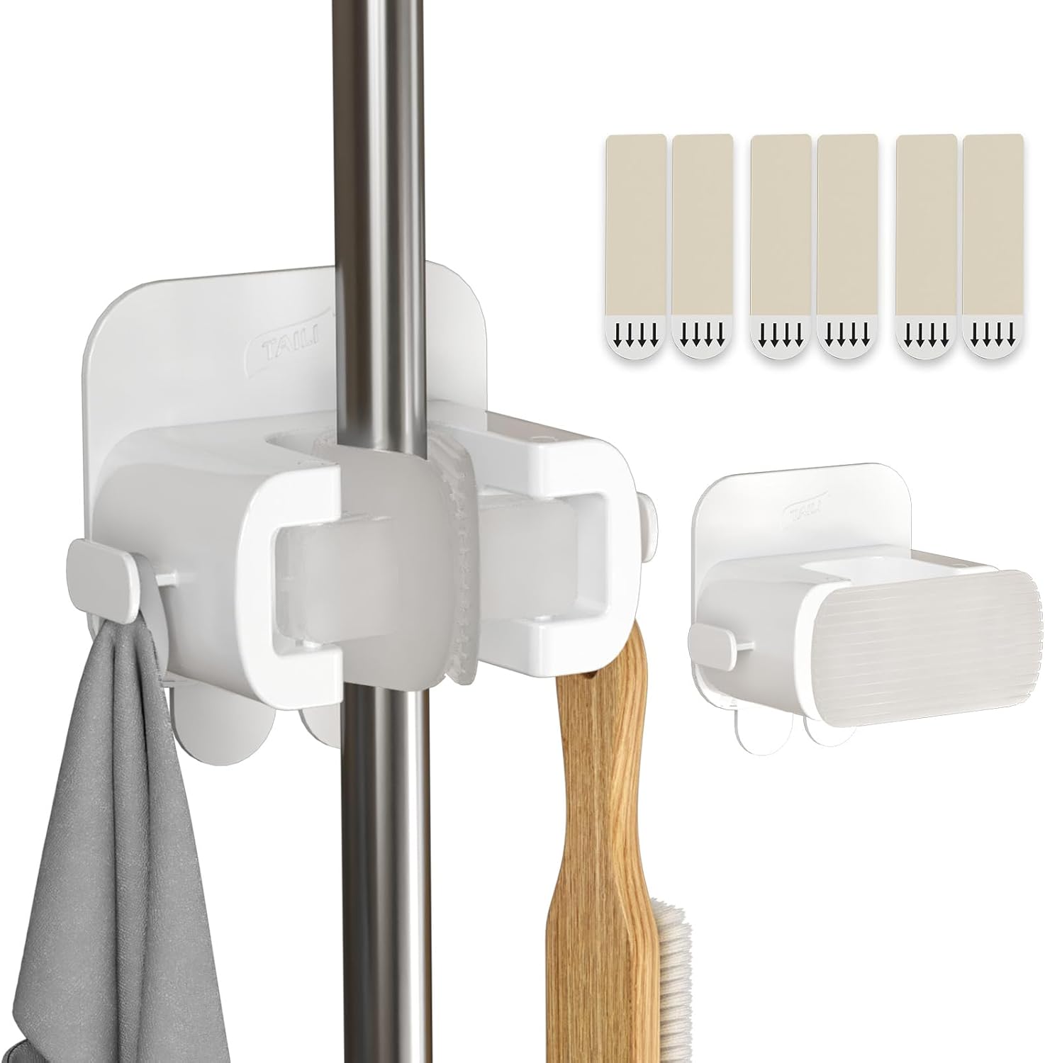 TAILI Easy-Hold Wall Mount Broom Holder