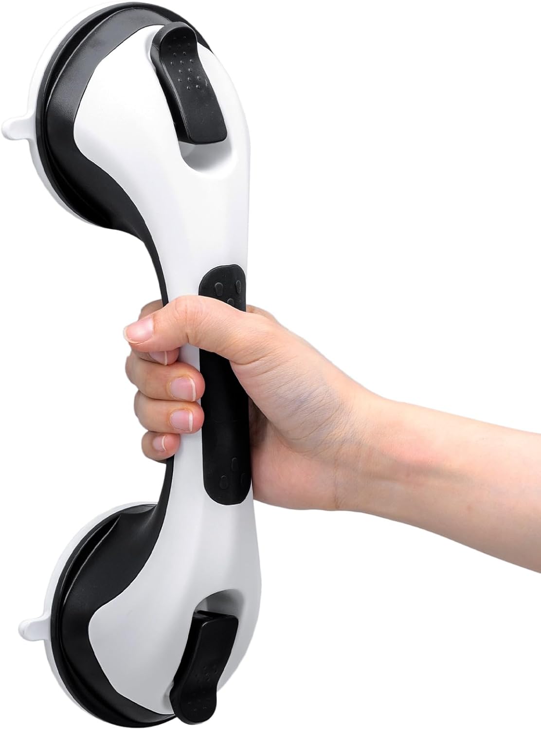 TAILI Nice Series 12 Inch Suction Shower Grab Bar – No-Drill Bathroom Safety Handle