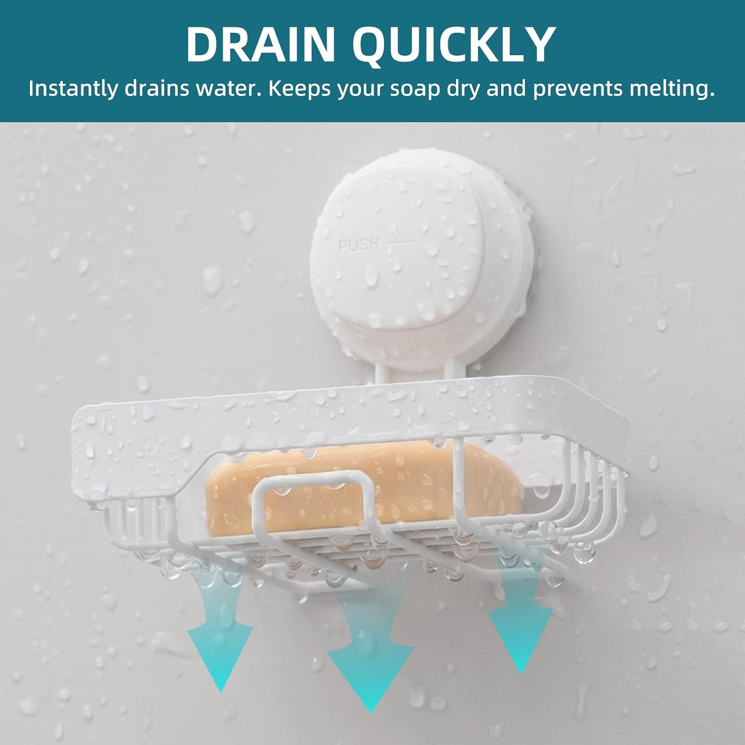 TAILI Suction Visible Indicator Soap Dish