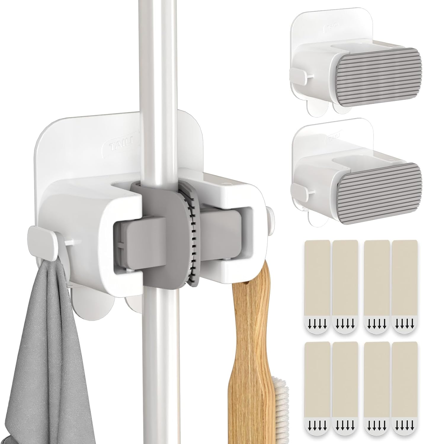 TAILI Easy-Hold Wall Mount Broom Holder