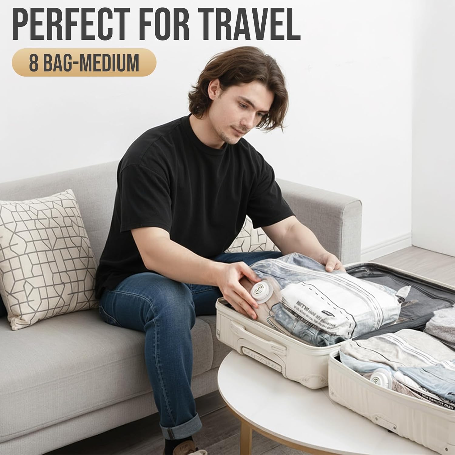 TAILI Clean Medium Cube Vacuum Storage Bags