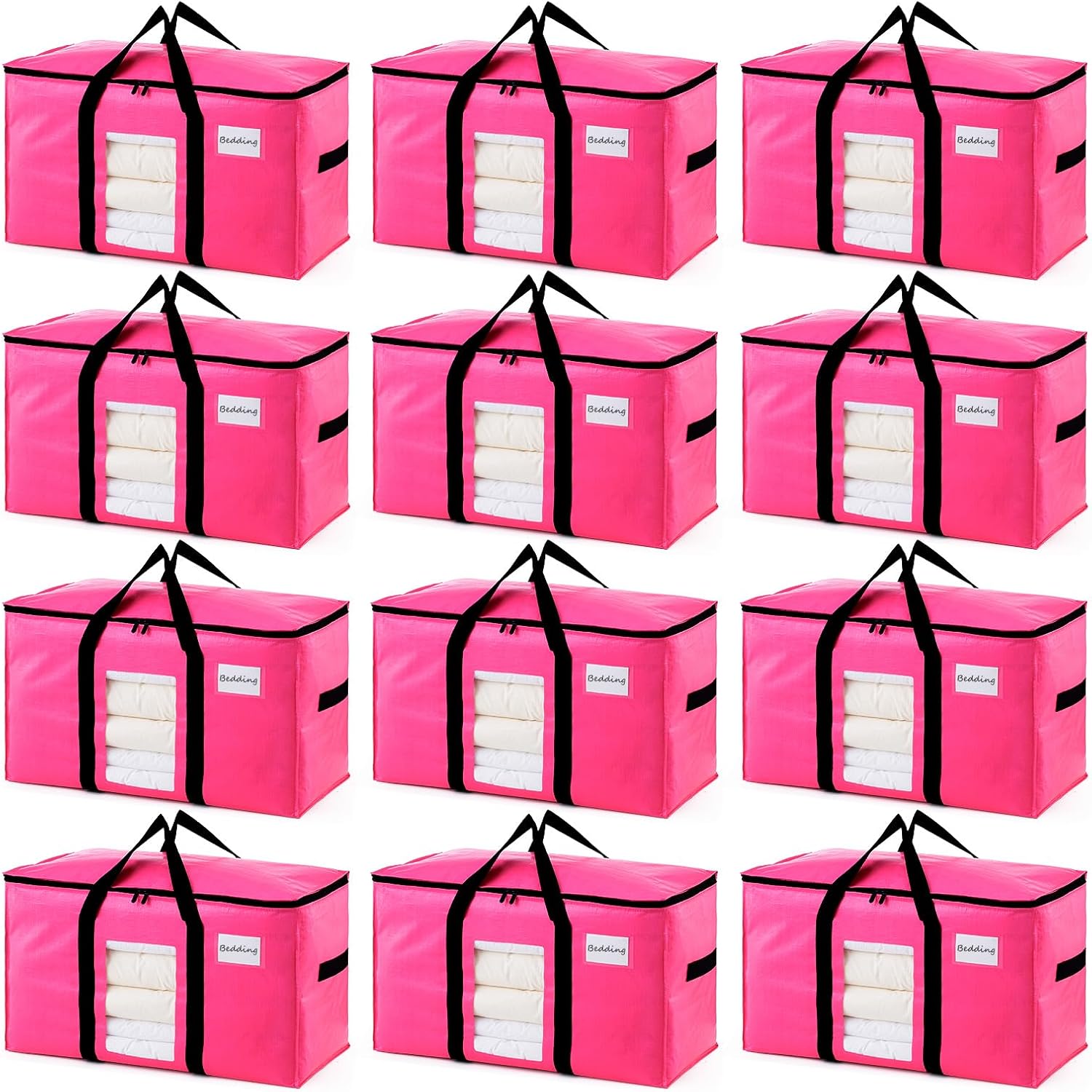 TAILI Pink Extra Large  Moving Bags with Window