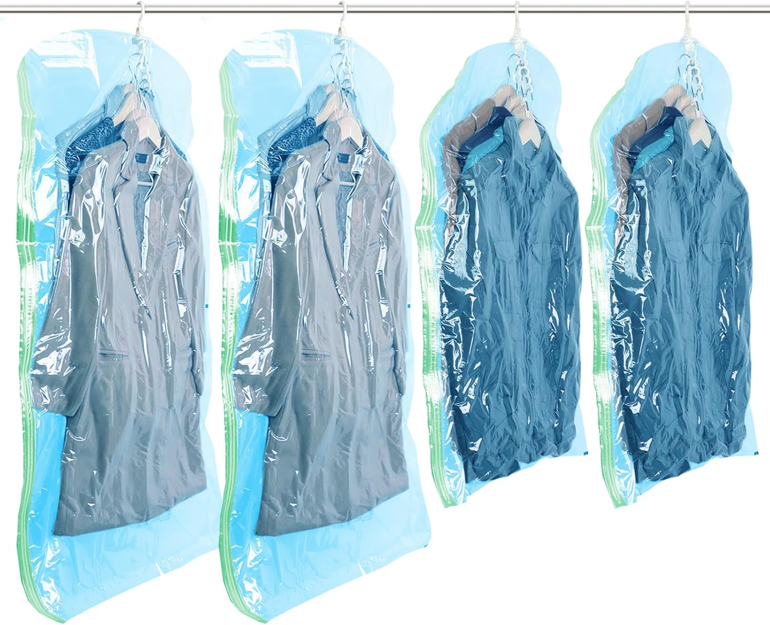 TAILI Blue Hanging Vacuum Storage Bags