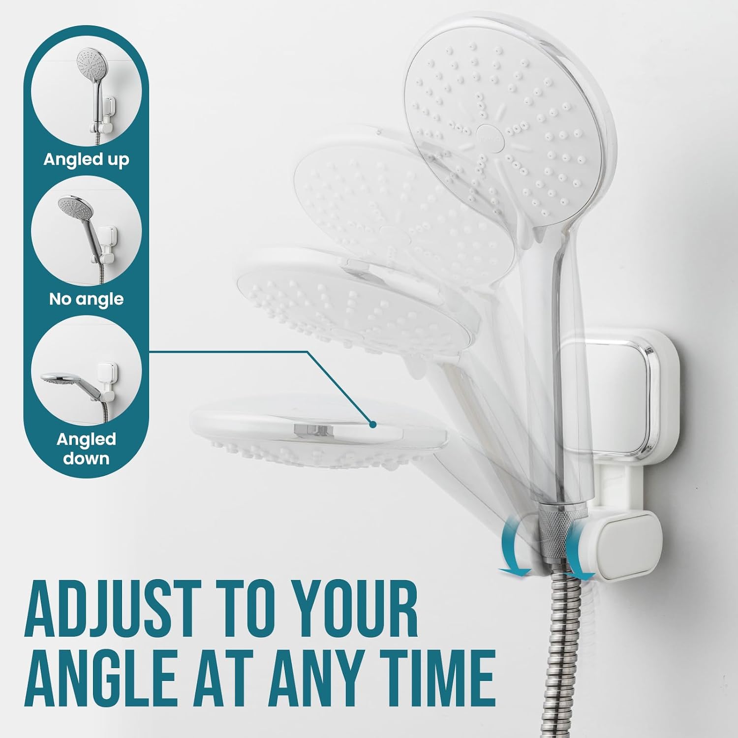 TAILI Bathroom Nice Series Shower Head Holder, No Drill