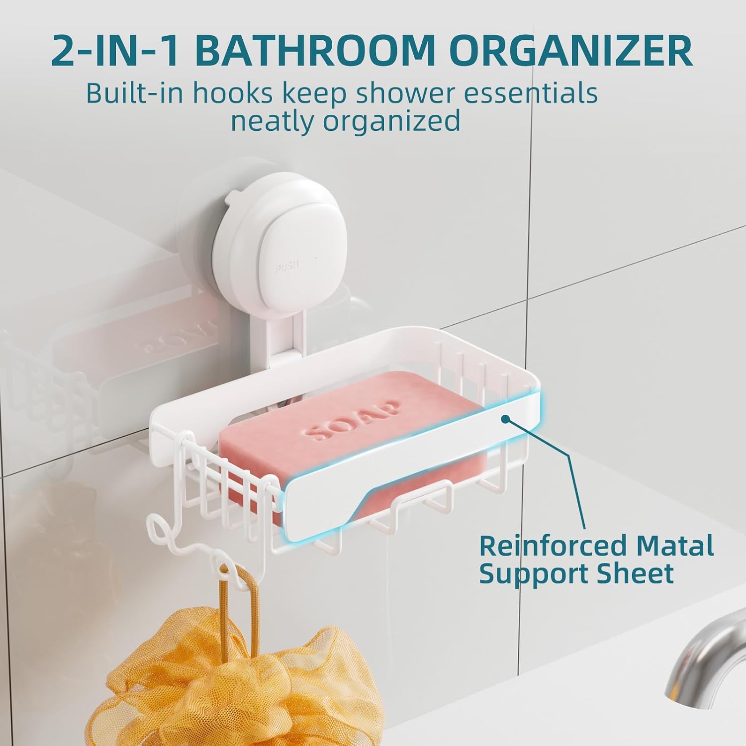 TAILI Suction Visible Indicator Soap Dish