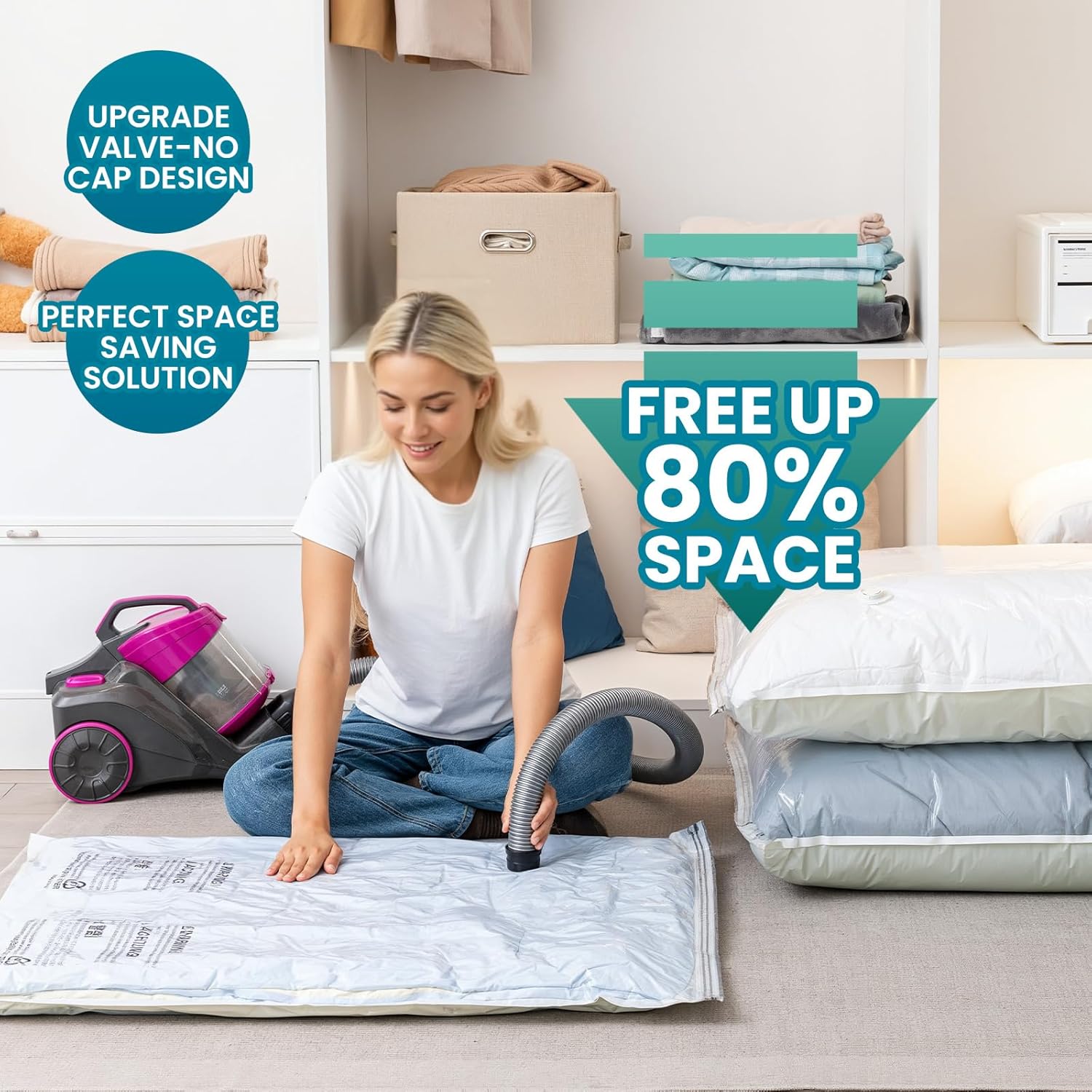 TAILI Combo Flat Vacuum Storage Bags