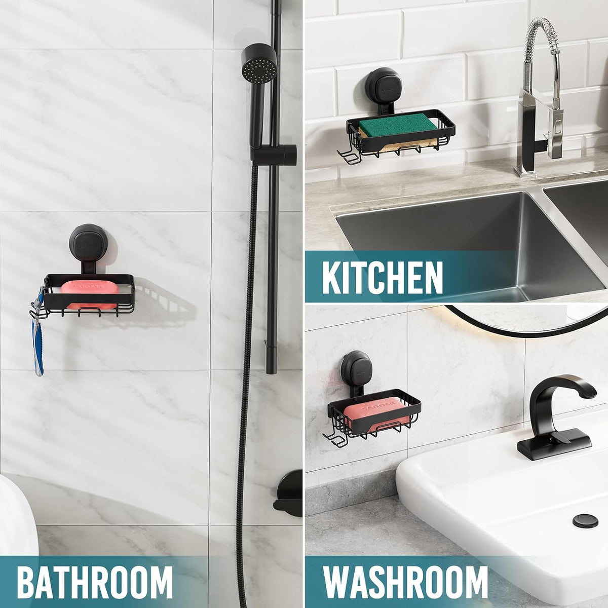 TAILI Suction Visible Indicator Soap Dish