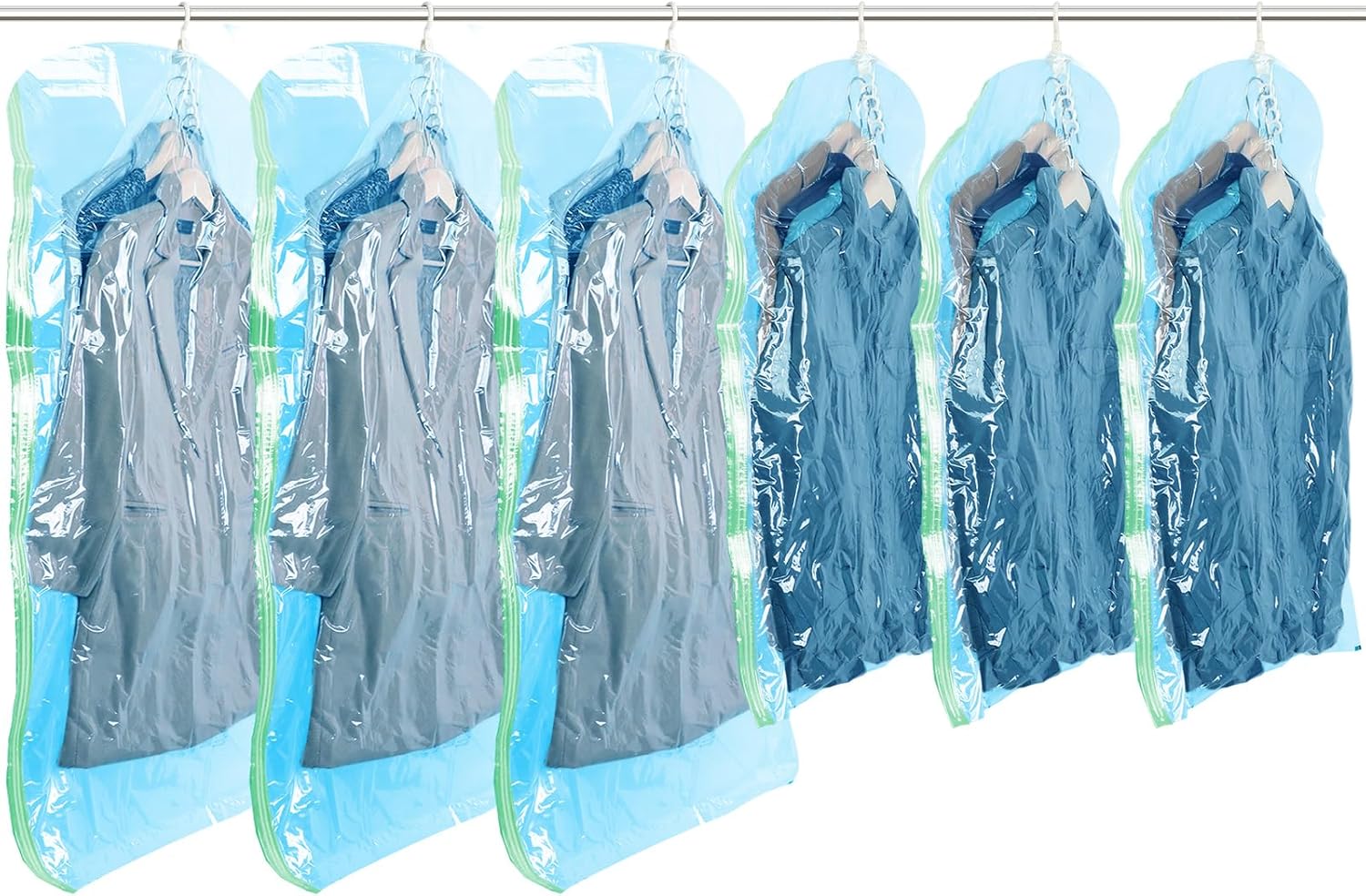 TAILI Blue Hanging Vacuum Storage Bags