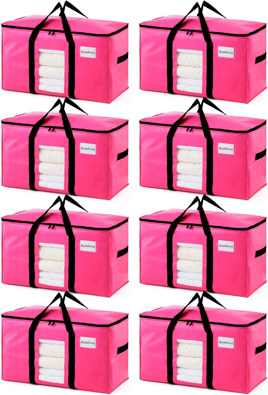 TAILI Pink Extra Large  Moving Bags with Window