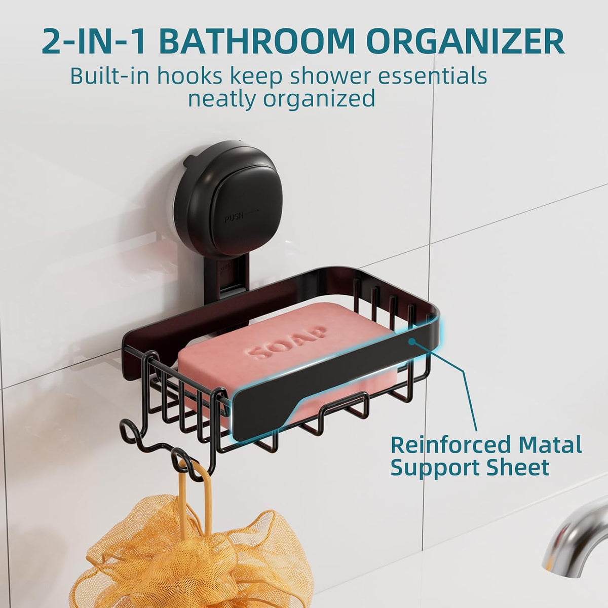 TAILI Suction Visible Indicator Soap Dish