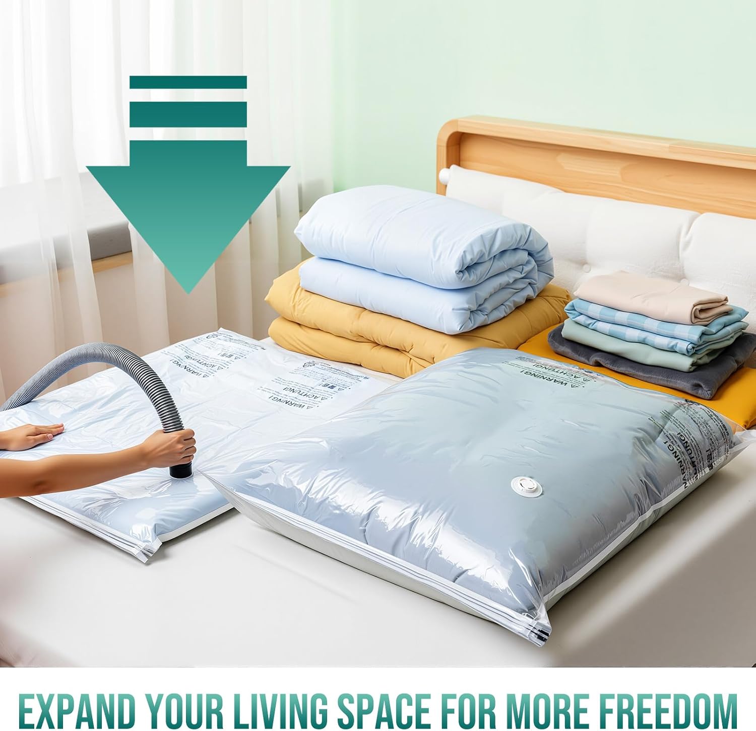 TAILI Combo Flat Vacuum Storage Bags