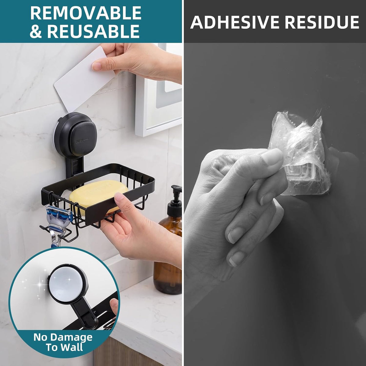 TAILI Suction Visible Indicator Soap Dish