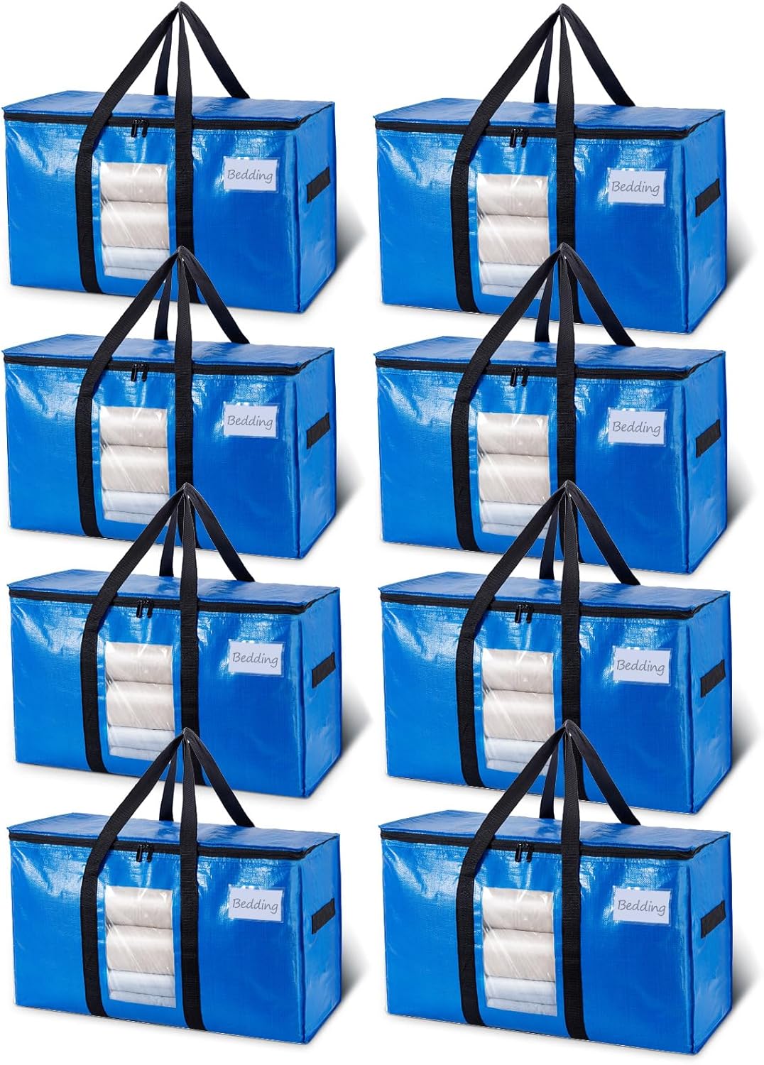 TAILI Blue Extra Large Moving Bags with Window