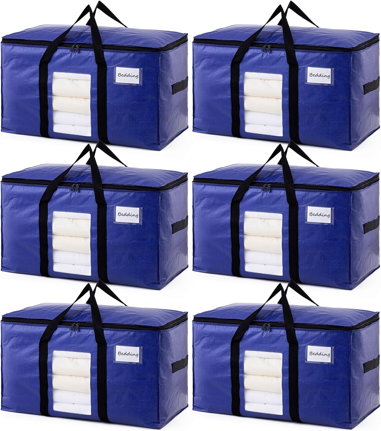 TAILI Dark Blue Extra Large  Moving Bags with Window