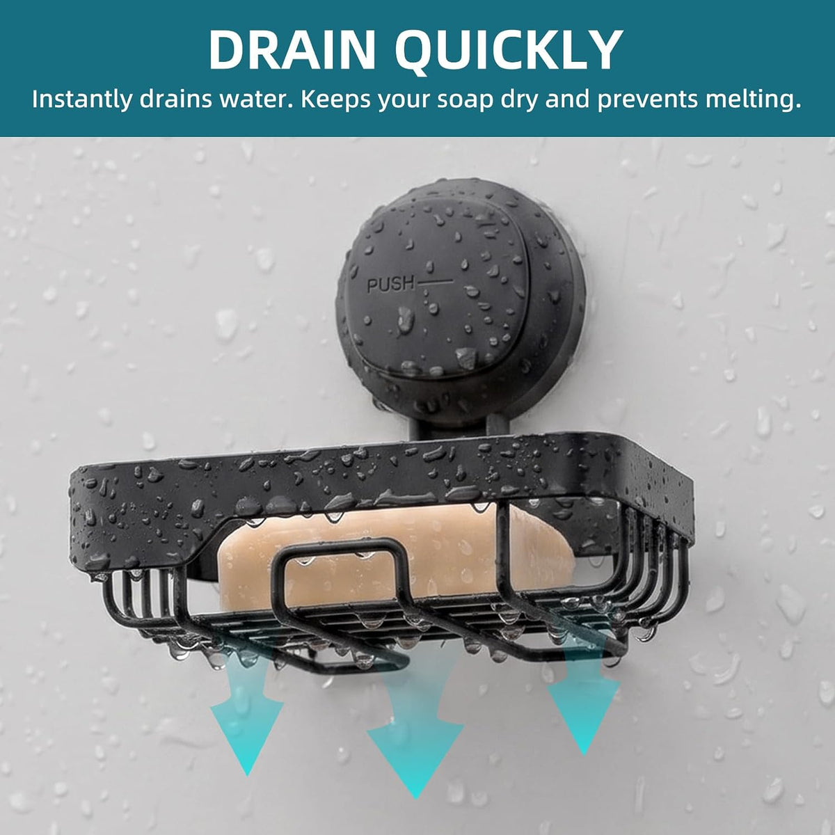 TAILI Suction Visible Indicator Soap Dish