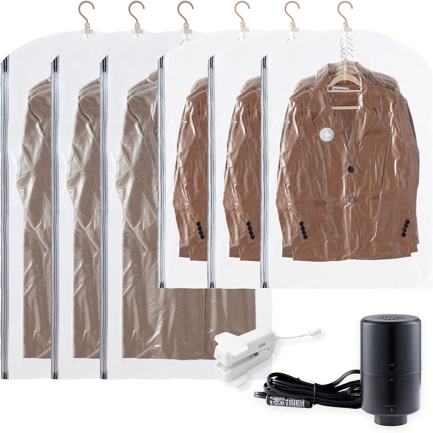 TAILI Hanging Vacuum Storage Bags - Thumbnail 3