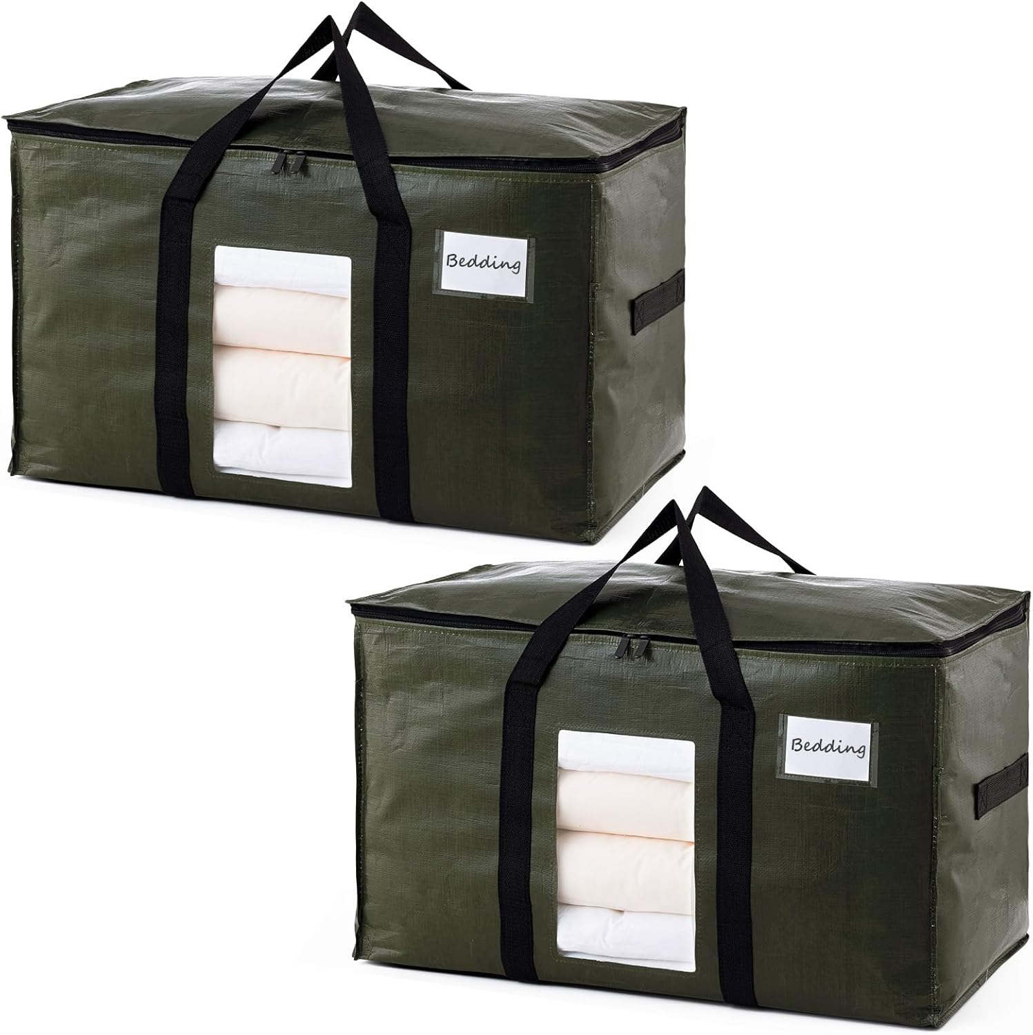 TAILI Green Extra Large Moving Bags with Window