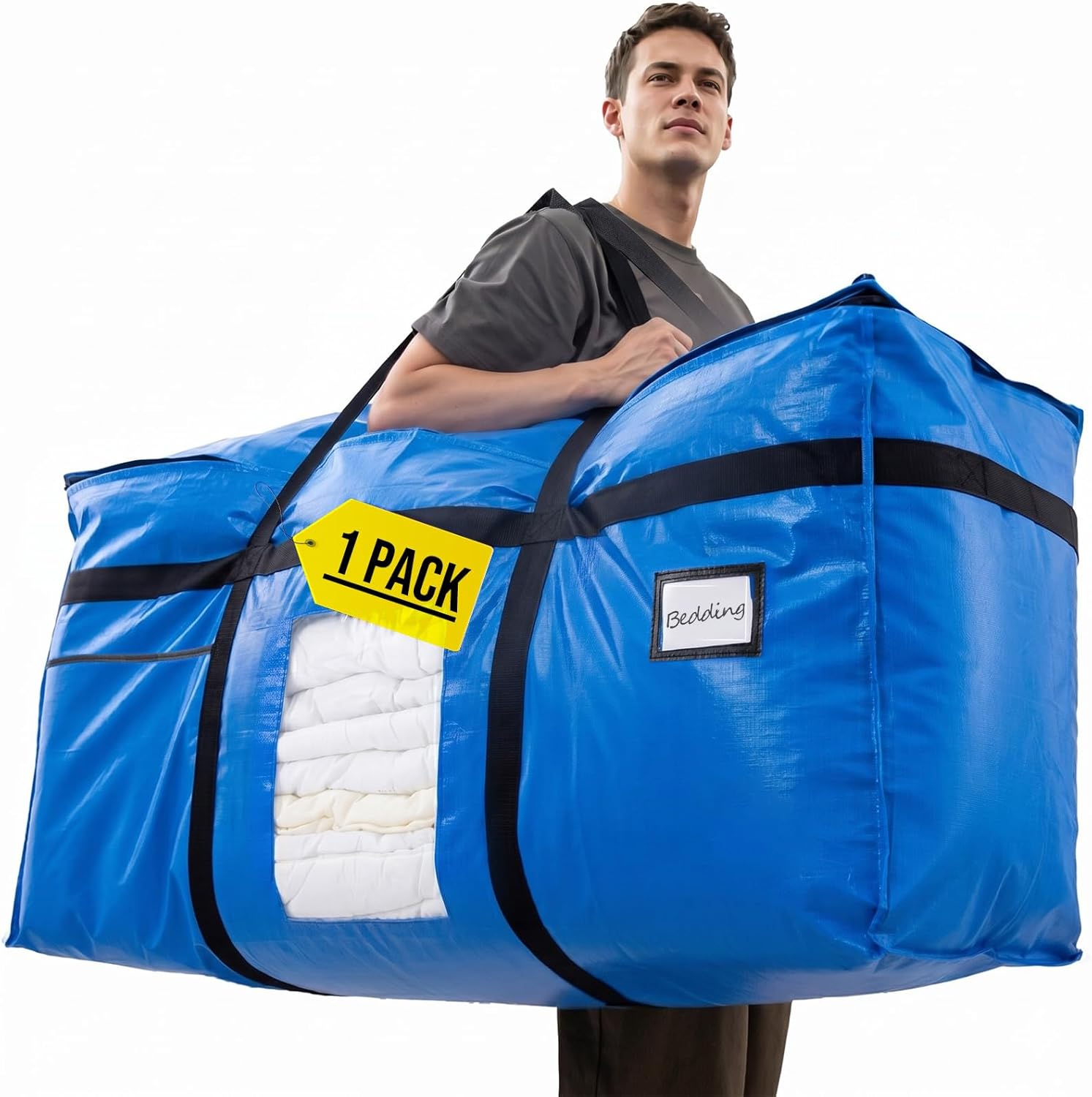 TAILI Blue Extra Large Moving Bags with Window