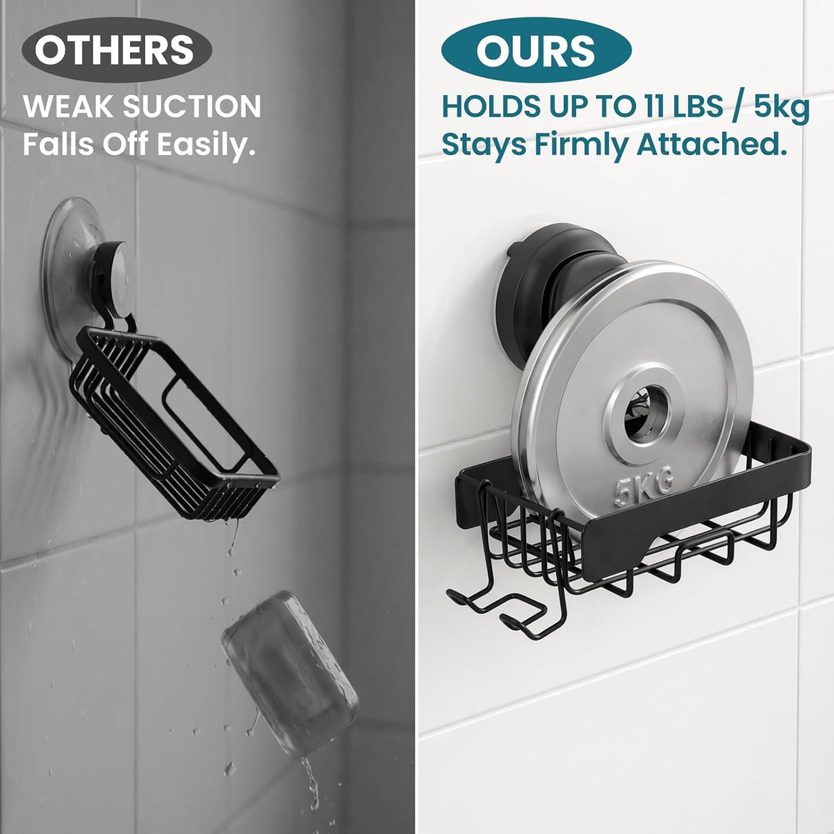 TAILI Suction Visible Indicator Soap Dish