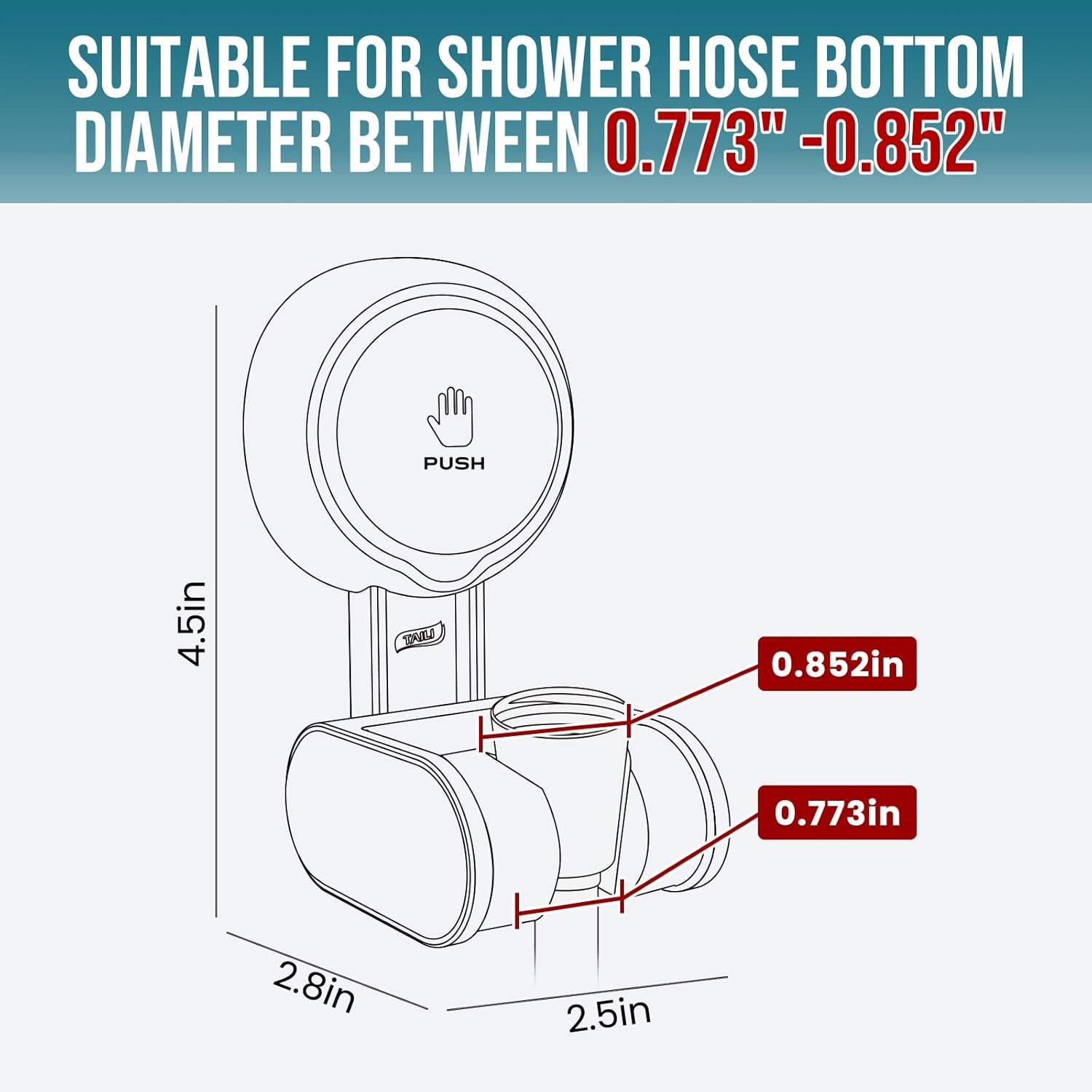 TAILI Nice Series Shower Head Holder