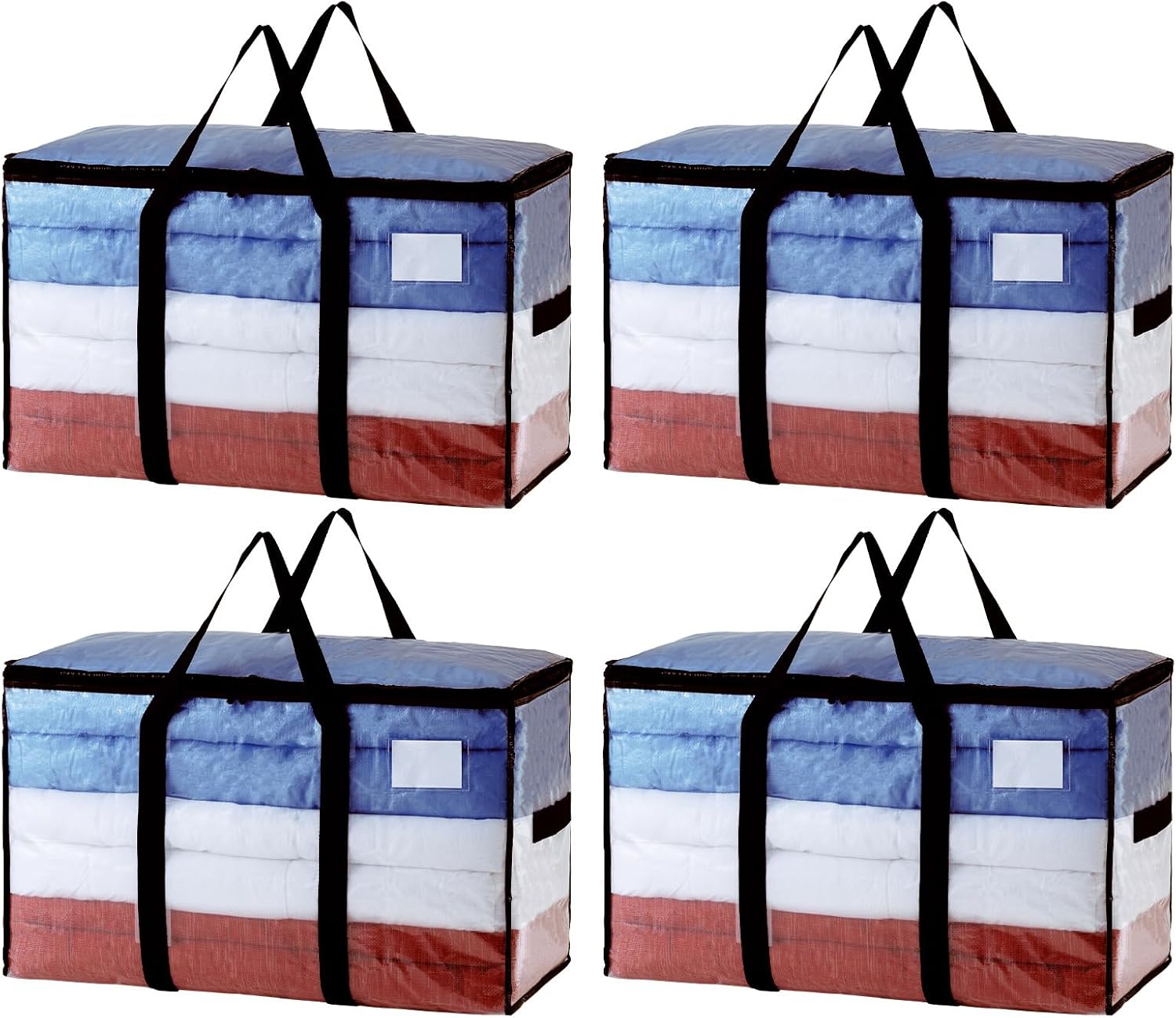 TAILI Clear Extra Large  Moving Bags with Window