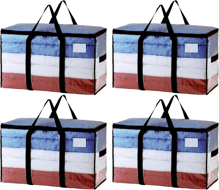 TAILI Clear Extra Large  Moving Bags with Window