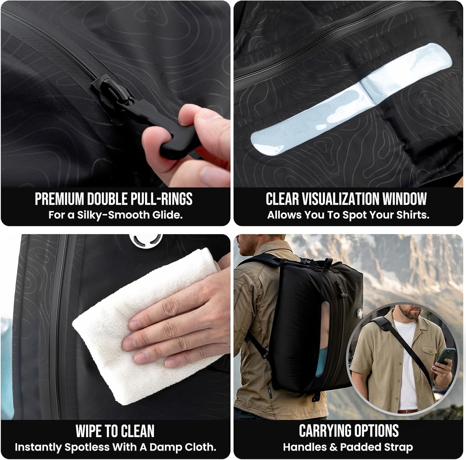 TAILI Travel Vacuum Compression Bags with Wireless Pump