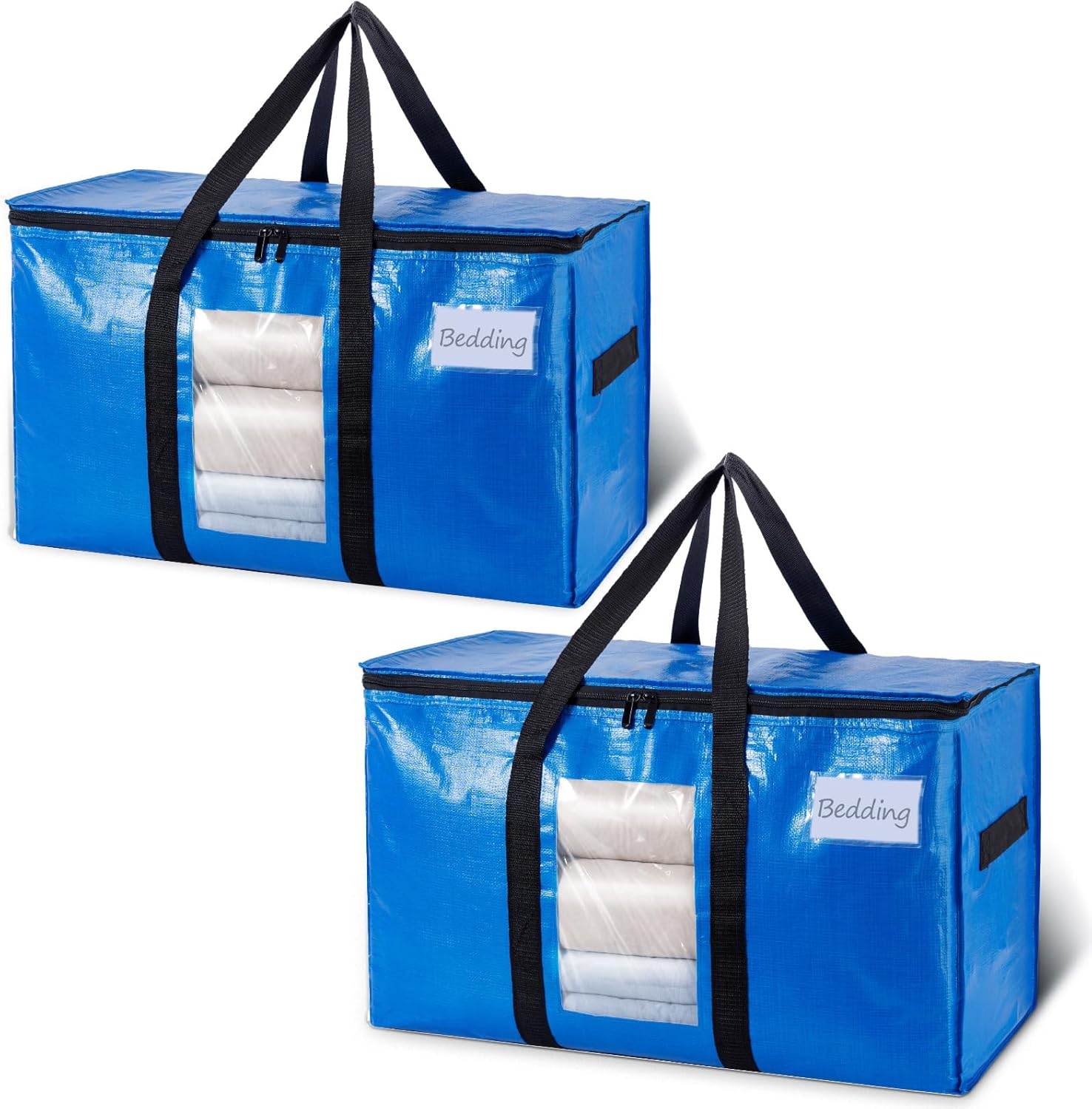 TAILI Blue Extra Large Moving Bags with Window