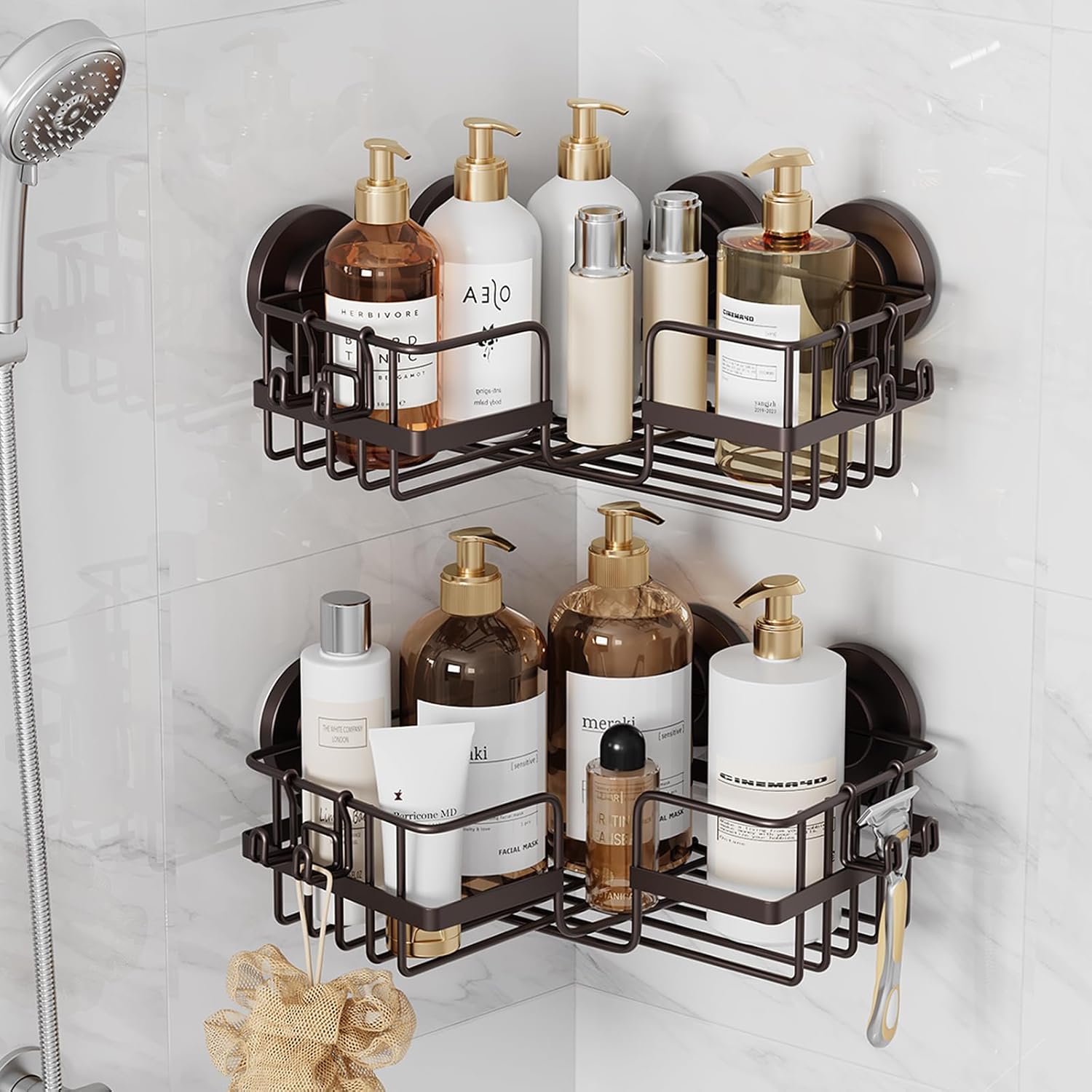 TAILI LINE Series Suction Corner Shower Caddy