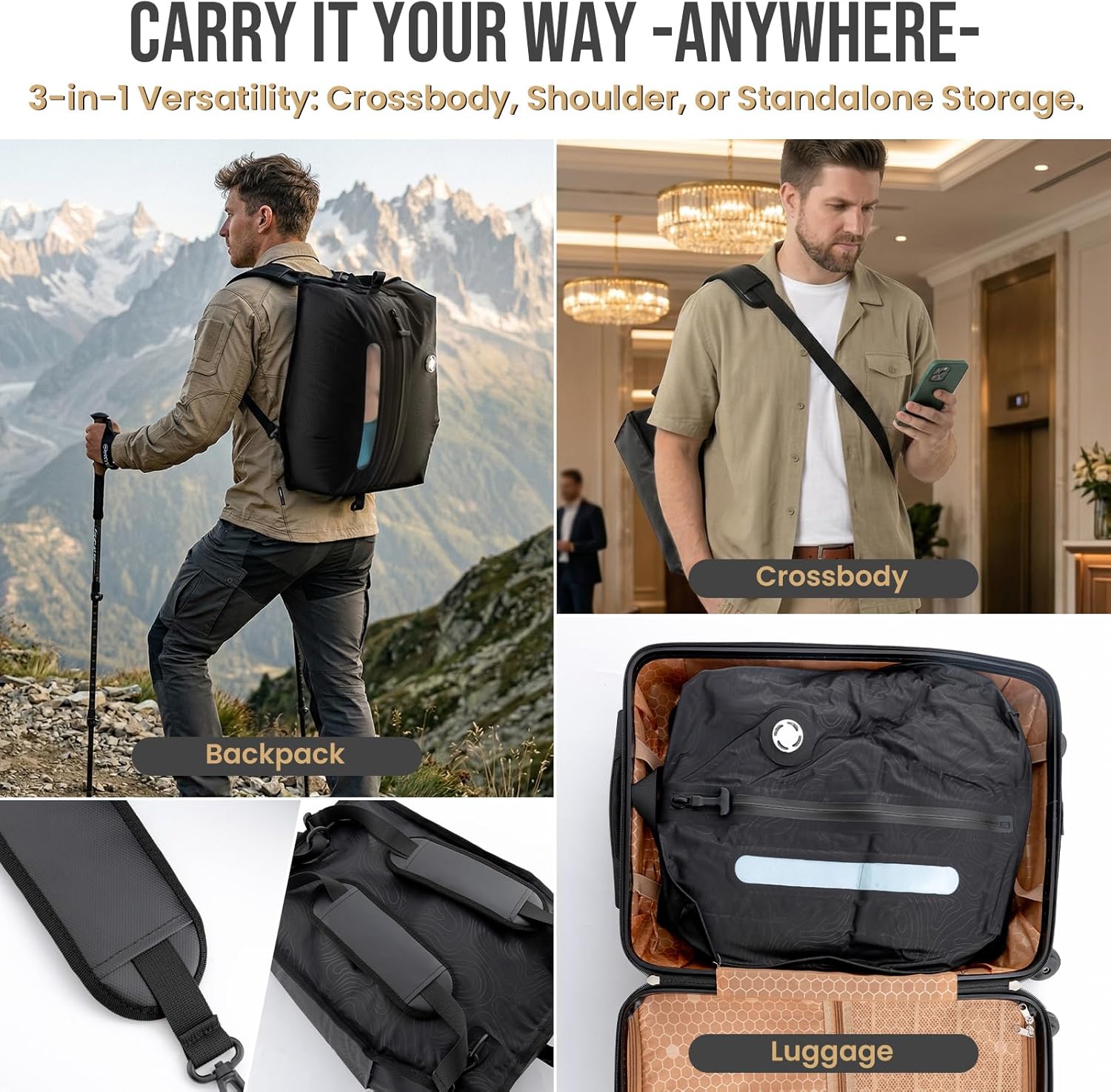 TAILI Travel Vacuum Compression Bags with Wireless Pump