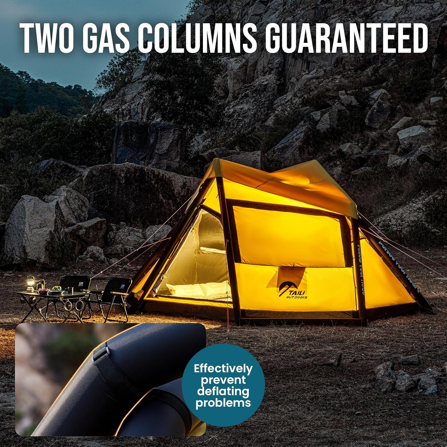 TAILI Octagonal Double-Chamber Inflatable Tent