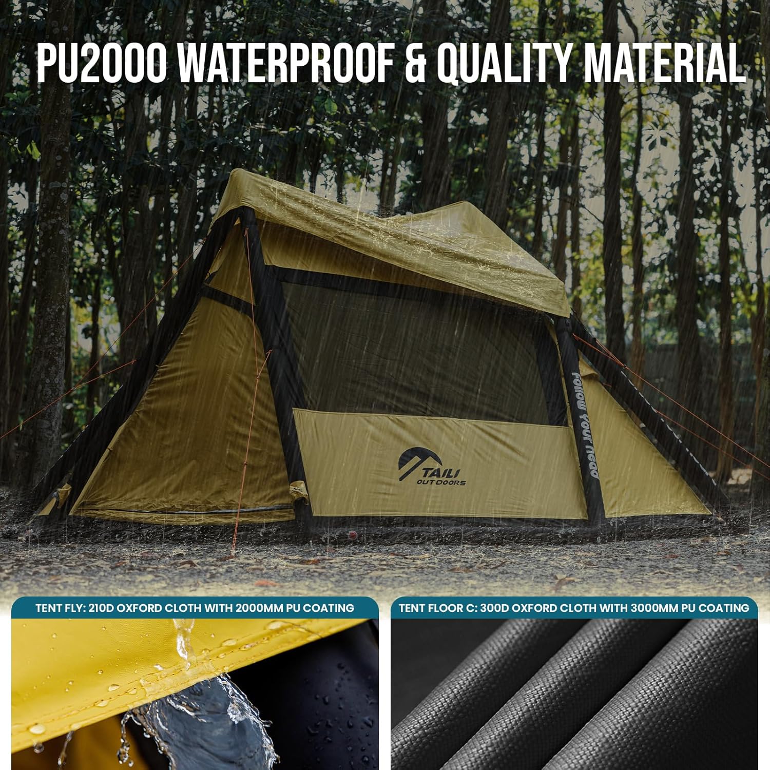 TAILI Octagonal Double-Chamber Inflatable Tent