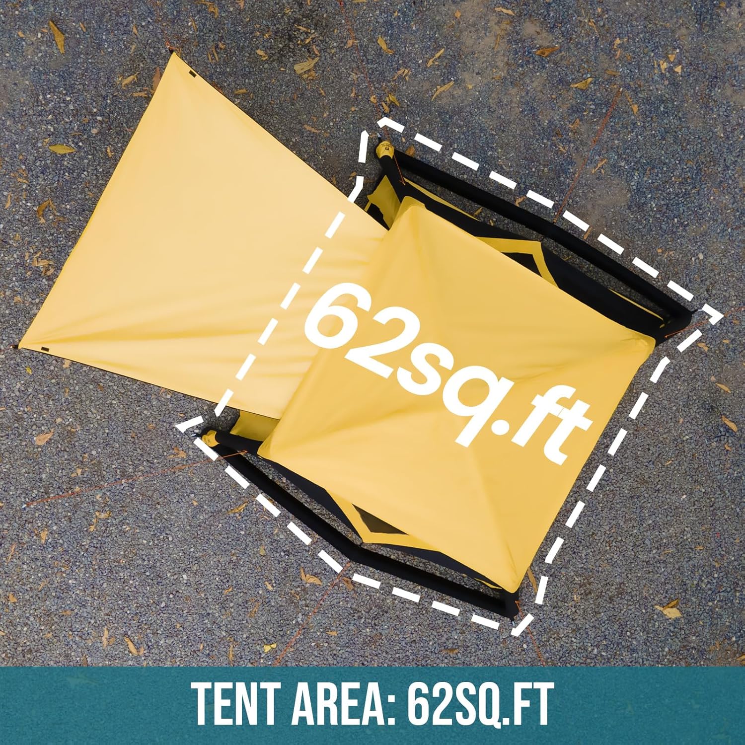 TAILI Yellow External Air Column Inflatable Tent