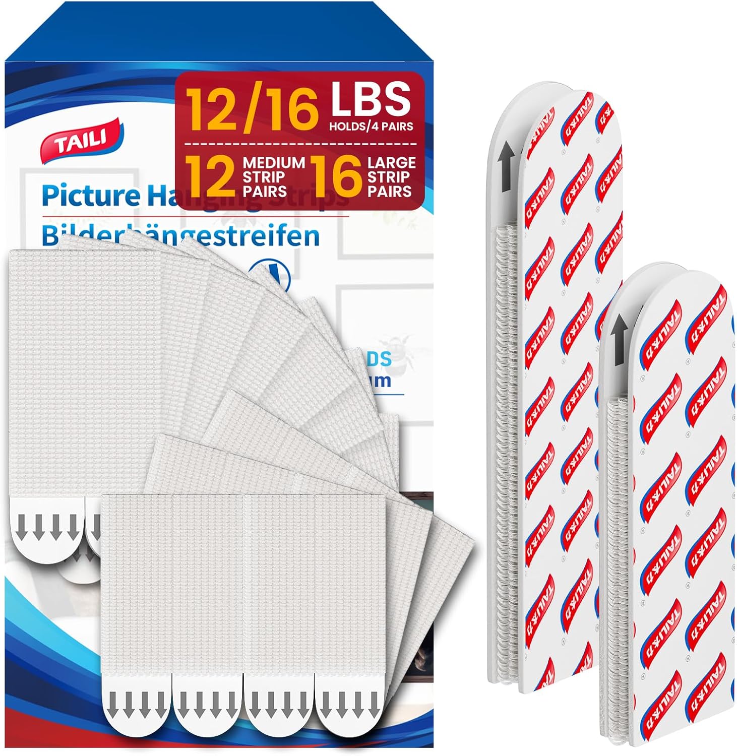 TAILI Easy-Magic Hanging Picture Magic Tape Adhesive Strip