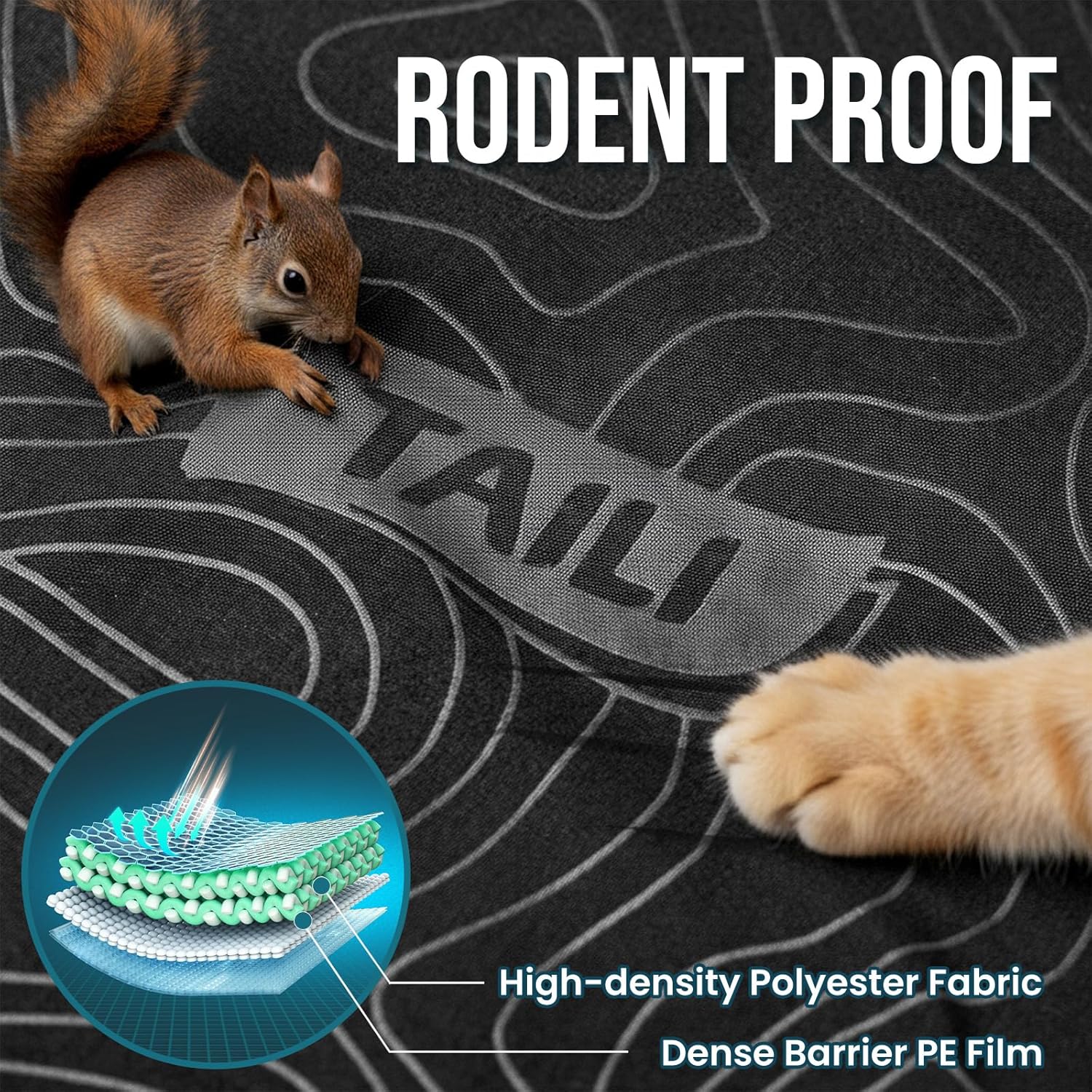 TAILI Black Outdoor Vacuum Storage Bags