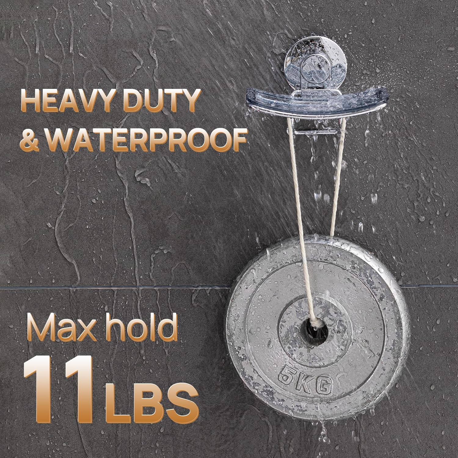 TAILI Chrome Suction Cup Soap Dish Holder | Strong-Adhesion, Waterproof, Rustproof, Removable, Drill-Free