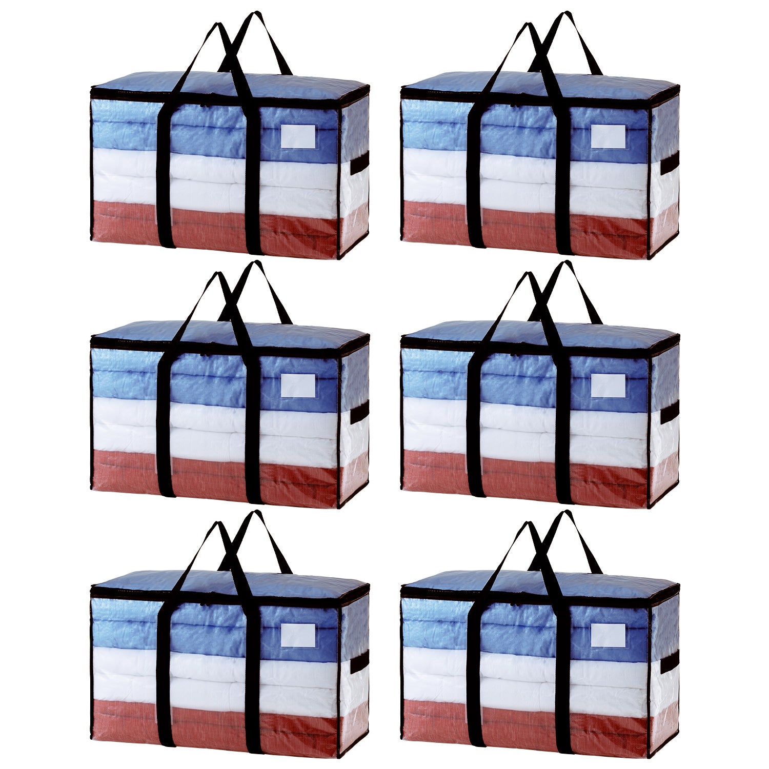 TAILI Clear Extra Large  Moving Bags with Window