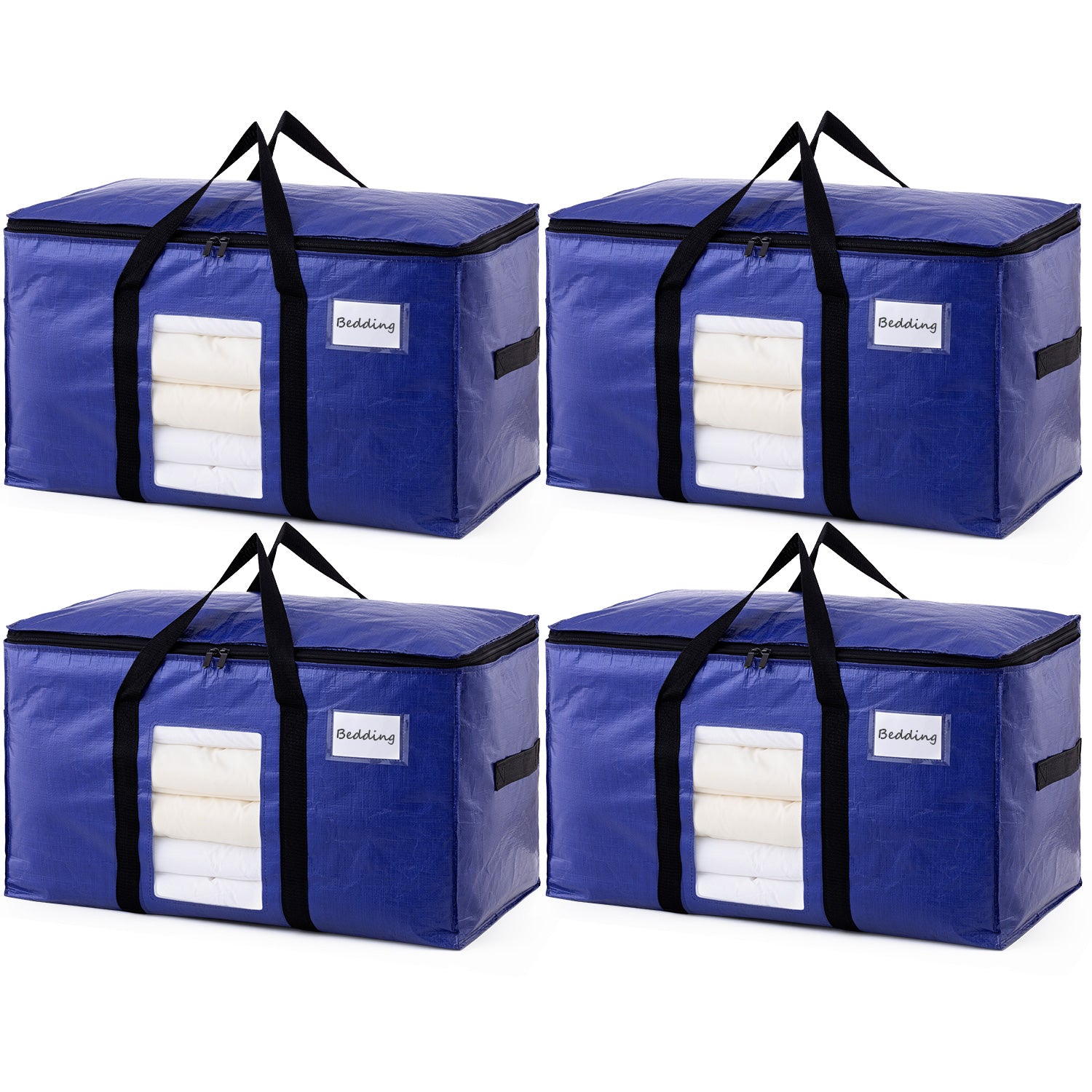 TAILI Dark Blue Extra Large  Moving Bags with Window
