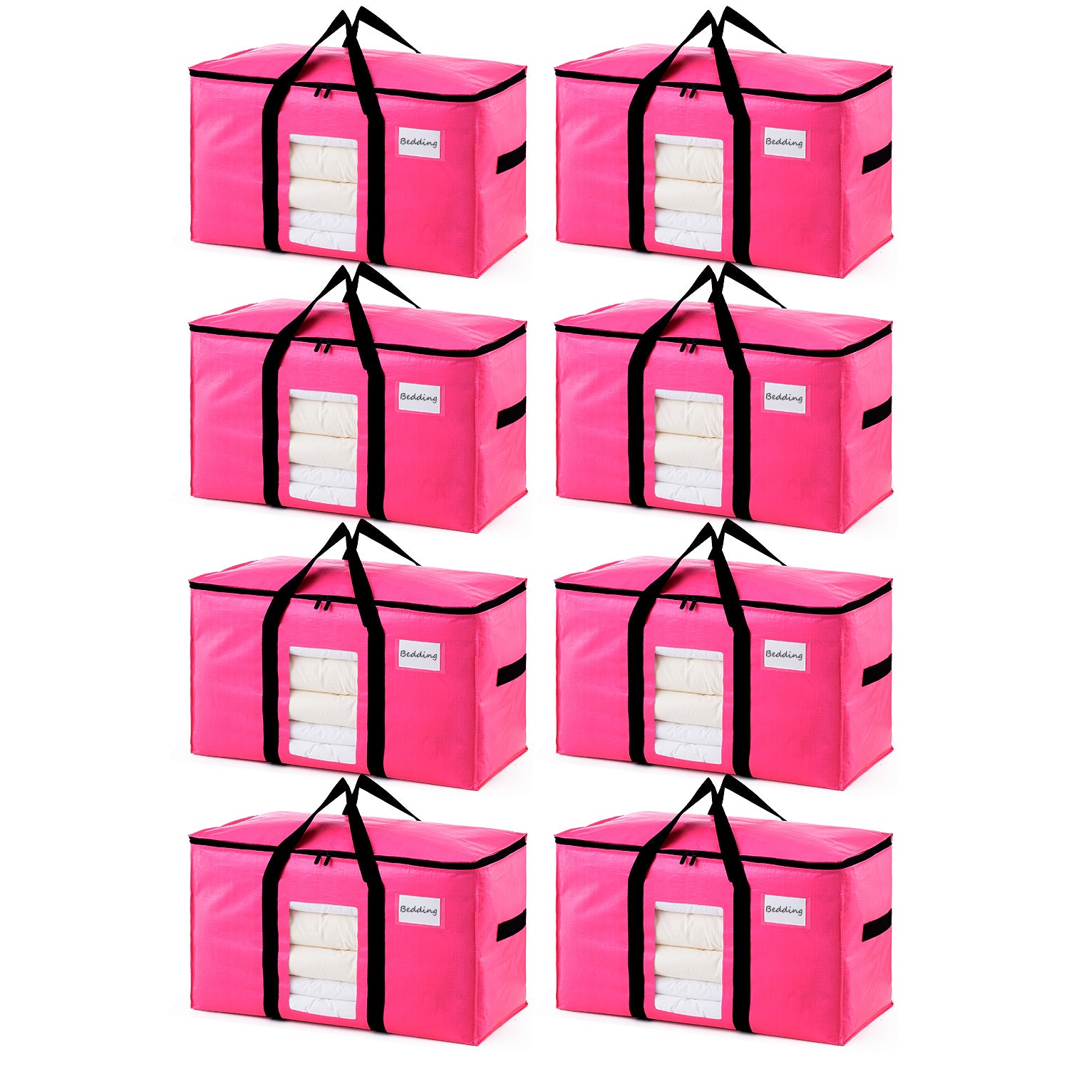 TAILI Pink Extra Large  Moving Bags with Window
