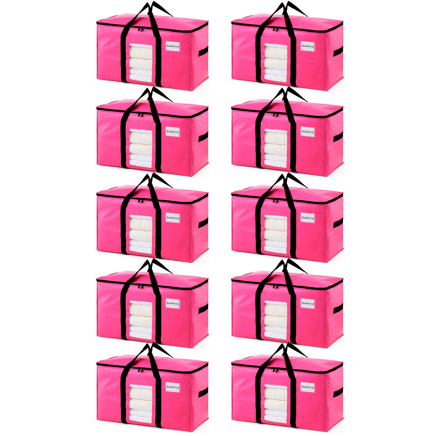 TAILI Pink Extra Large  Moving Bags with Window