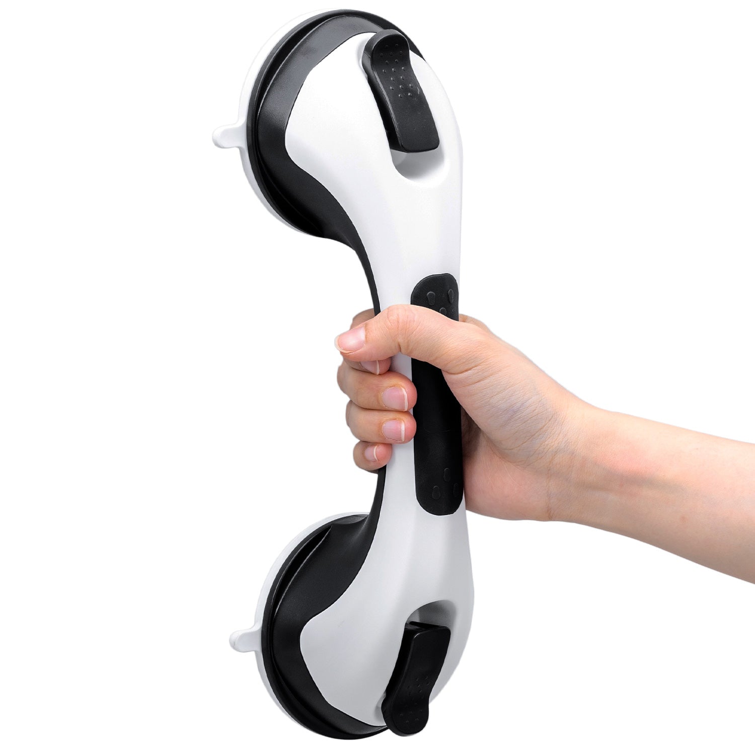 TAILI Nice Series 12 Inch Suction Shower Grab Bar – No-Drill Bathroom Safety Handle