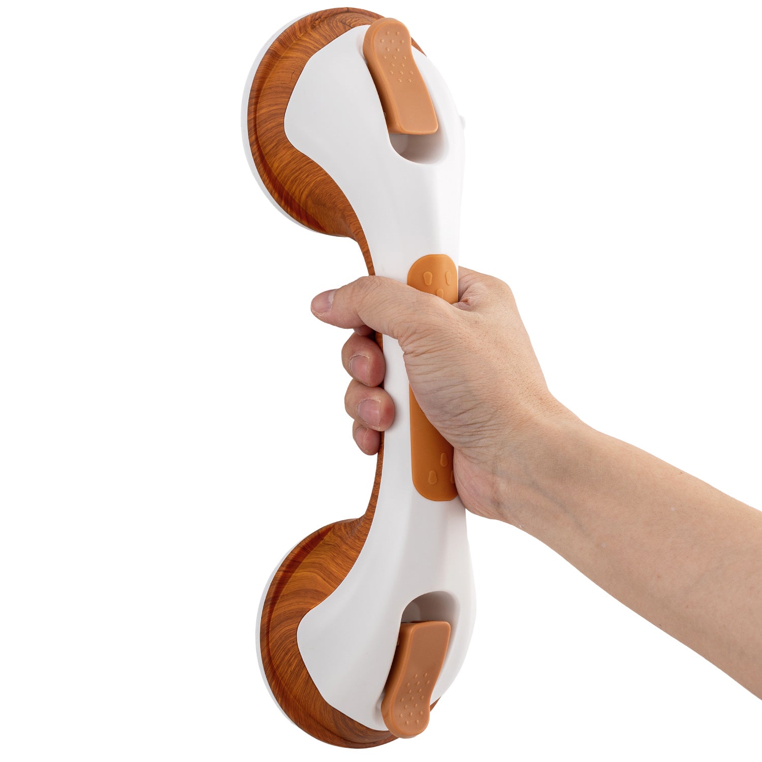 TAILI Nice Series 12 Inch Suction Shower Grab Bar – No-Drill Bathroom Safety Handle