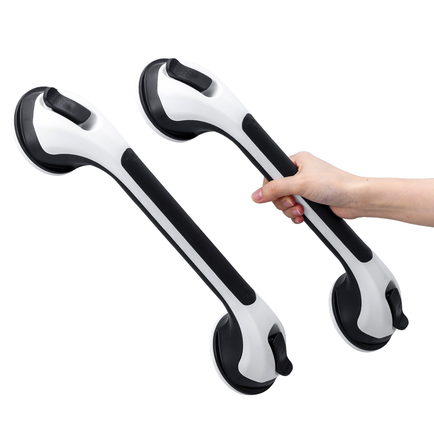 TAILI Nice Series 16.8 Inch Suction Shower Grab Bar – No-Drill Bathroom Safety Handle