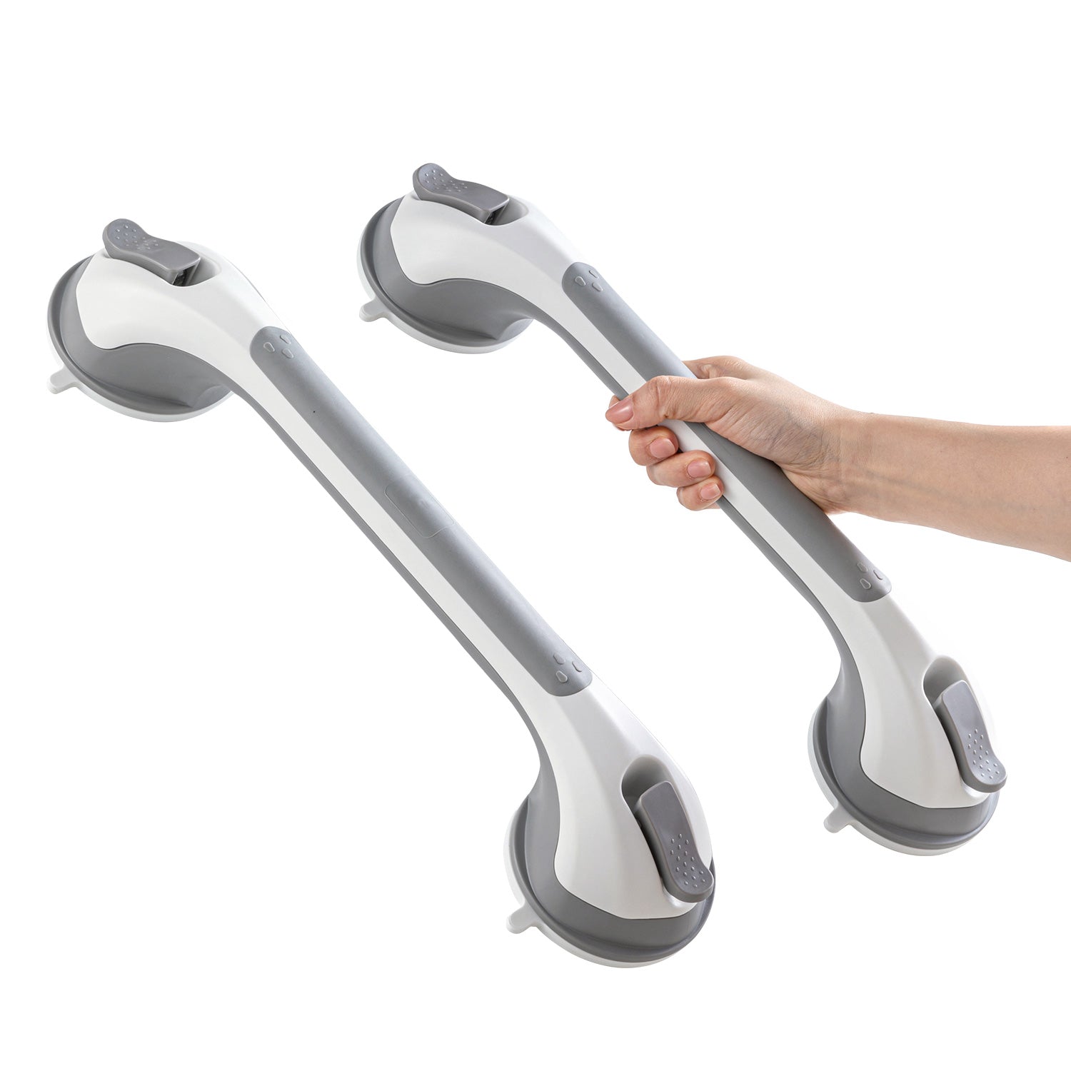 TAILI Nice Series 16.8 Inch Suction Shower Grab Bar – No-Drill Bathroom Safety Handle