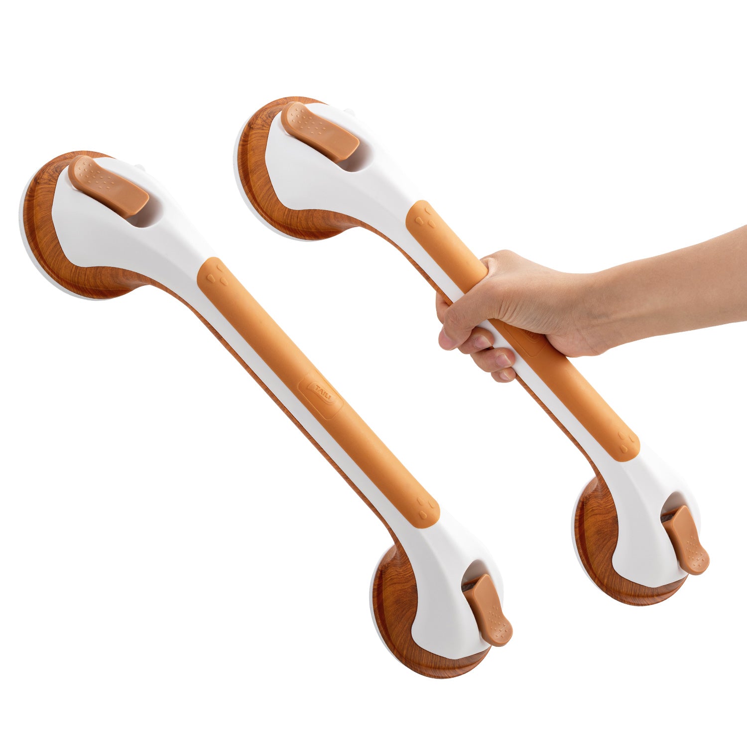 TAILI Nice Series 16.8 Inch Suction Shower Grab Bar – No-Drill Bathroom Safety Handle