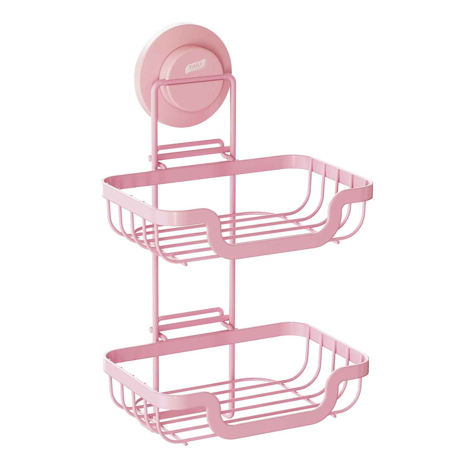 TAILI TRACE Series Suction Soap Dish – Double-Layer Stainless Steel Design