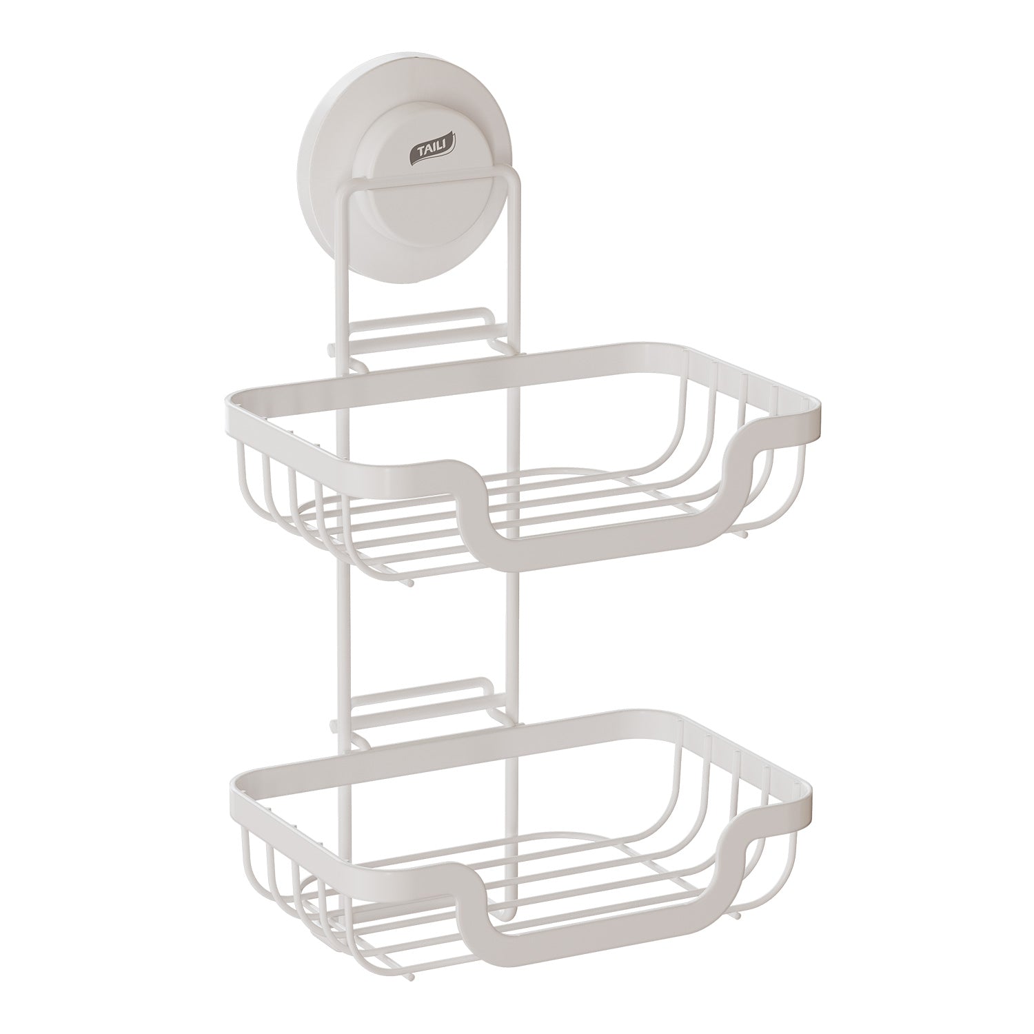TAILI TRACE Series Suction Soap Dish – Double-Layer Stainless Steel Design