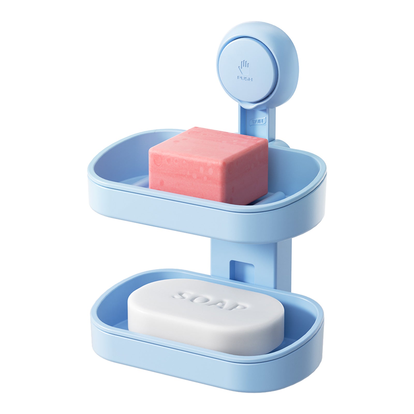 TAILI NICE Series Suction Soap Dish Holder – No-Drill Bathroom Organizer