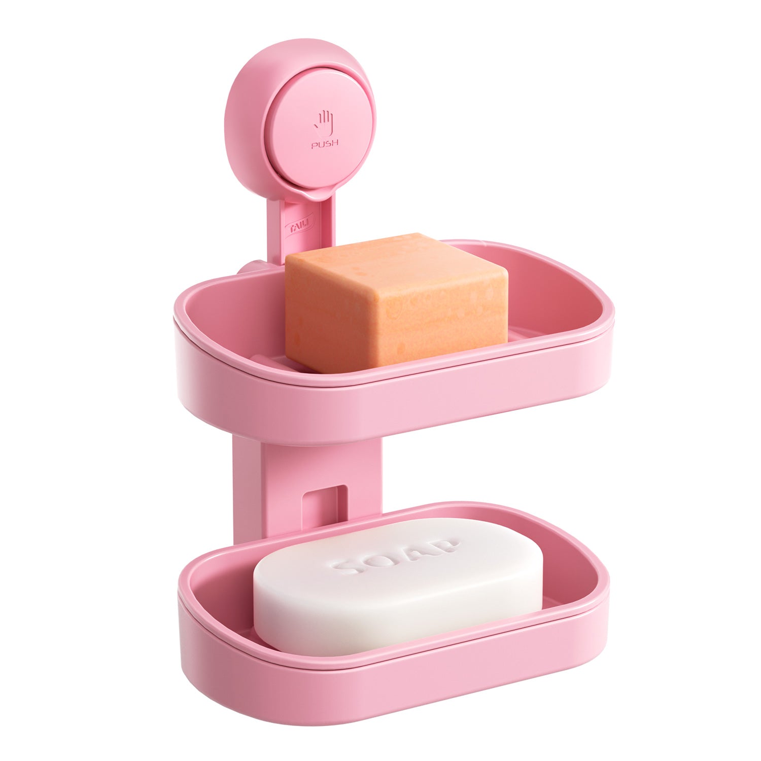 TAILI NICE Series Suction Soap Dish Holder – No-Drill Bathroom Organizer